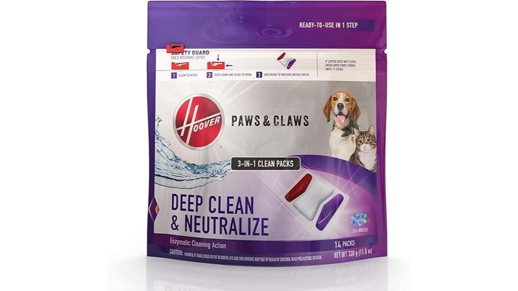 pet cleaning packs scented