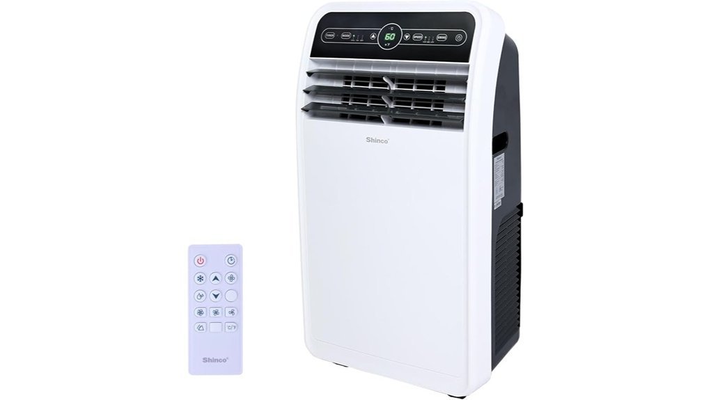 portable air conditioner remote