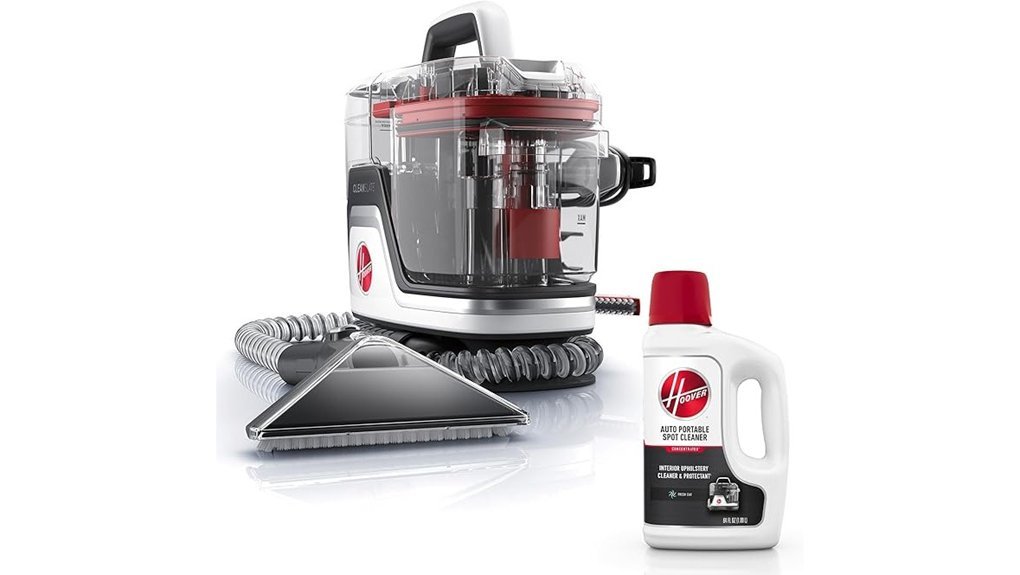 portable carpet cleaner device