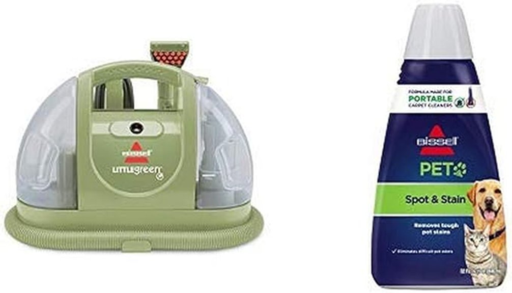 portable carpet cleaning solution