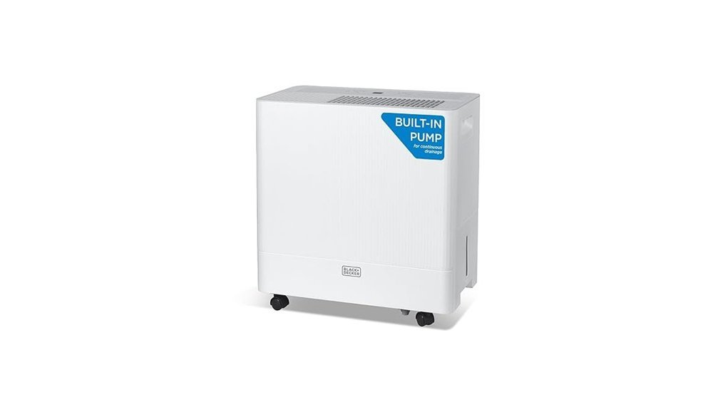 portable dehumidifier with pump