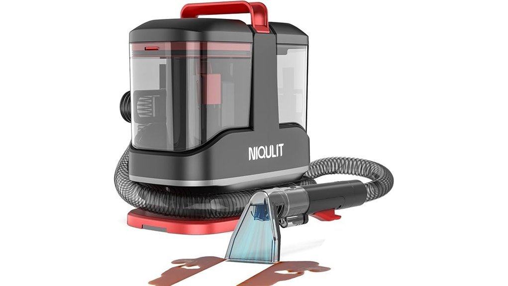portable fabric cleaning device