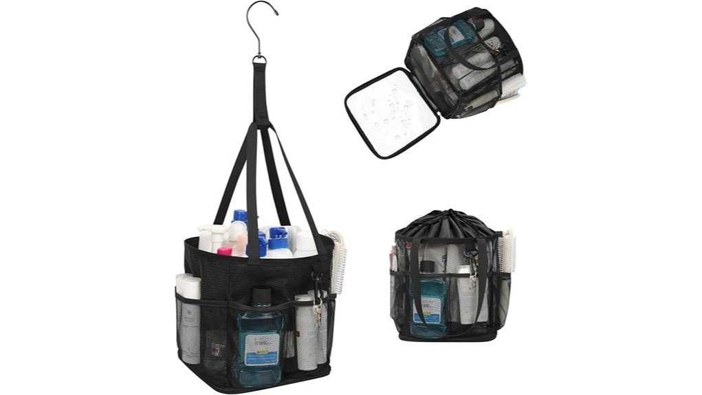 portable mesh shower organizer