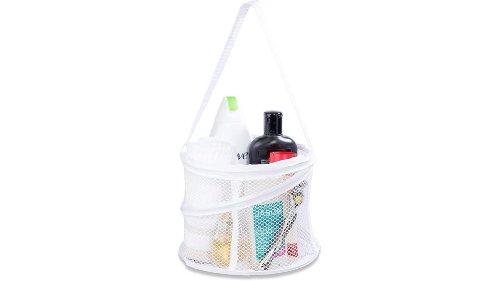 portable shower caddy handle