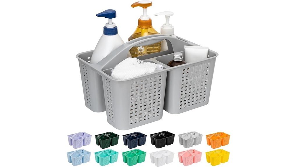 portable shower caddy handle