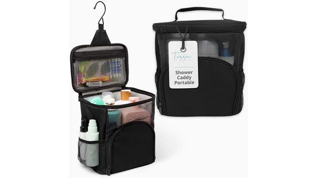portable shower caddy tote