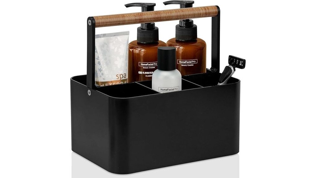 portable shower organization solution