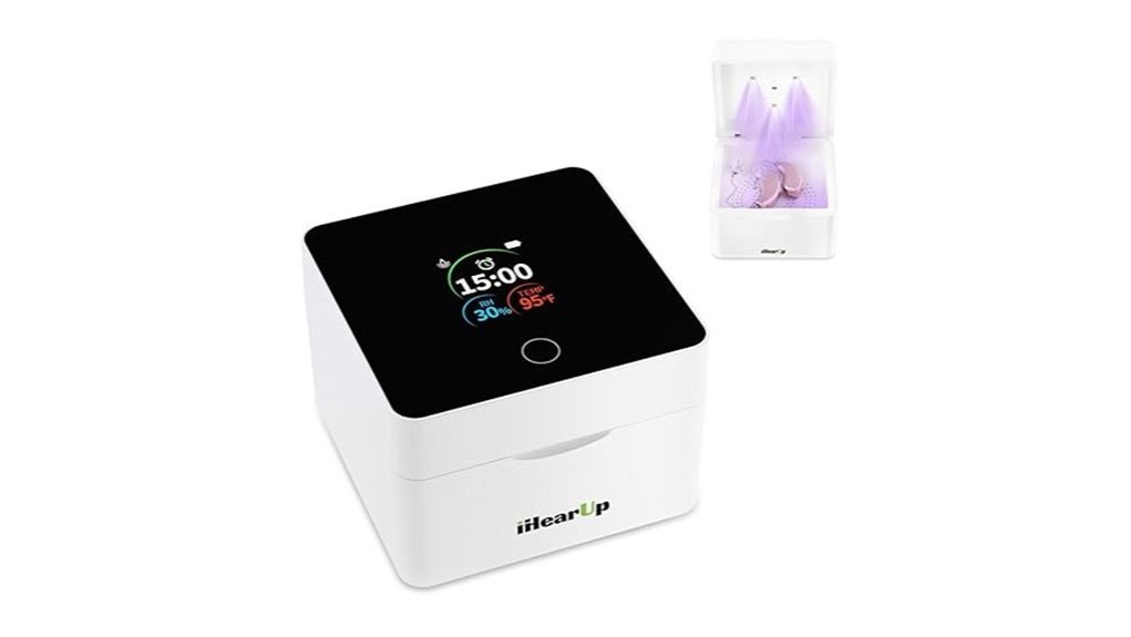 portable type c hearing aid dryer