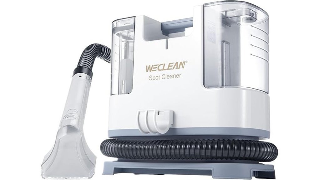 portable upholstery cleaner device