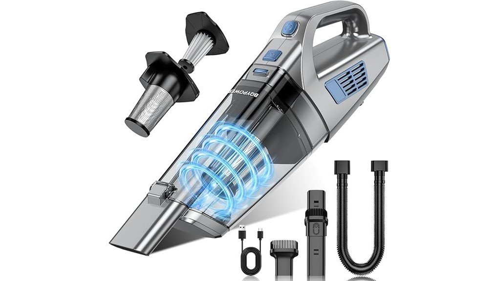 powerful handheld vacuum performance