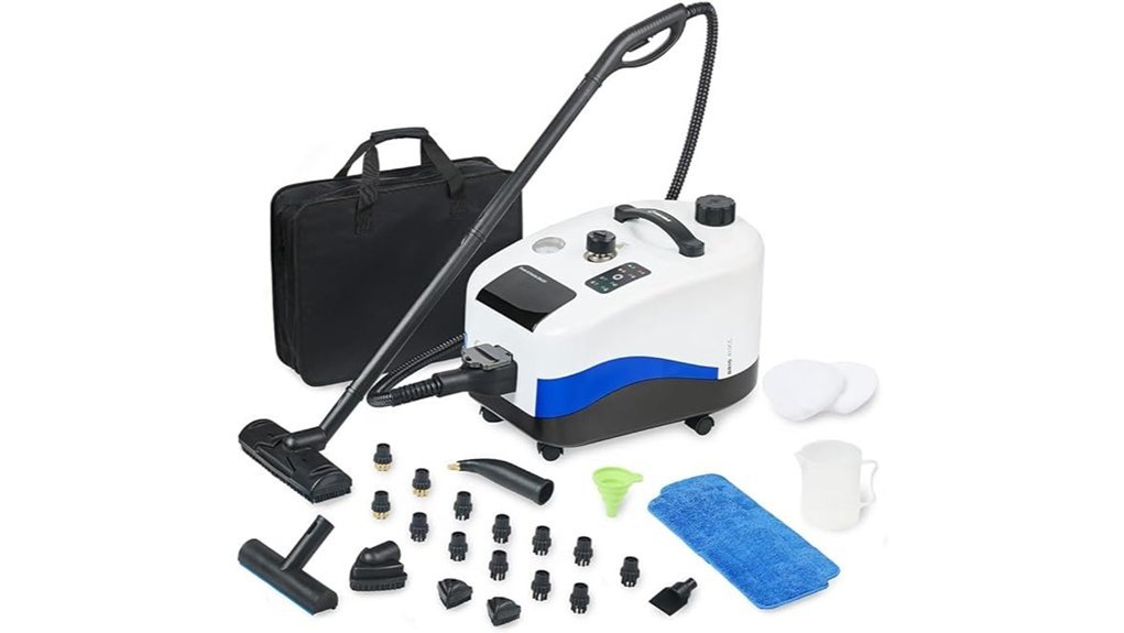 powerful steam cleaner bundle