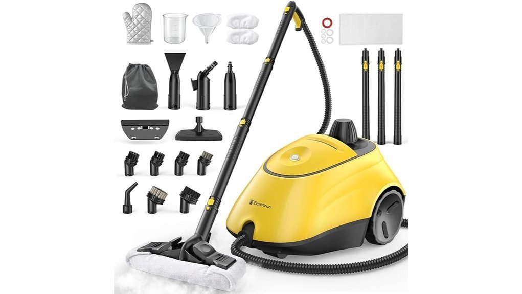 powerful steam cleaner bundle
