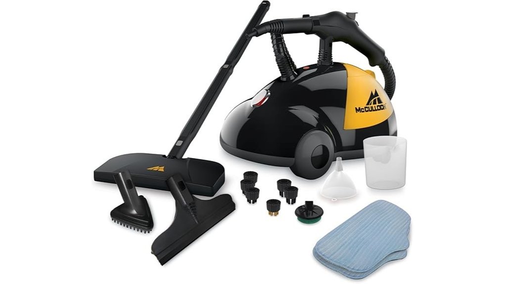 powerful steam cleaner bundle