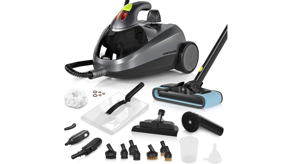powerful steam cleaner bundle