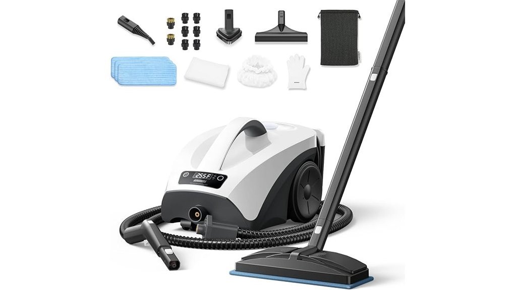 powerful steam cleaning kit