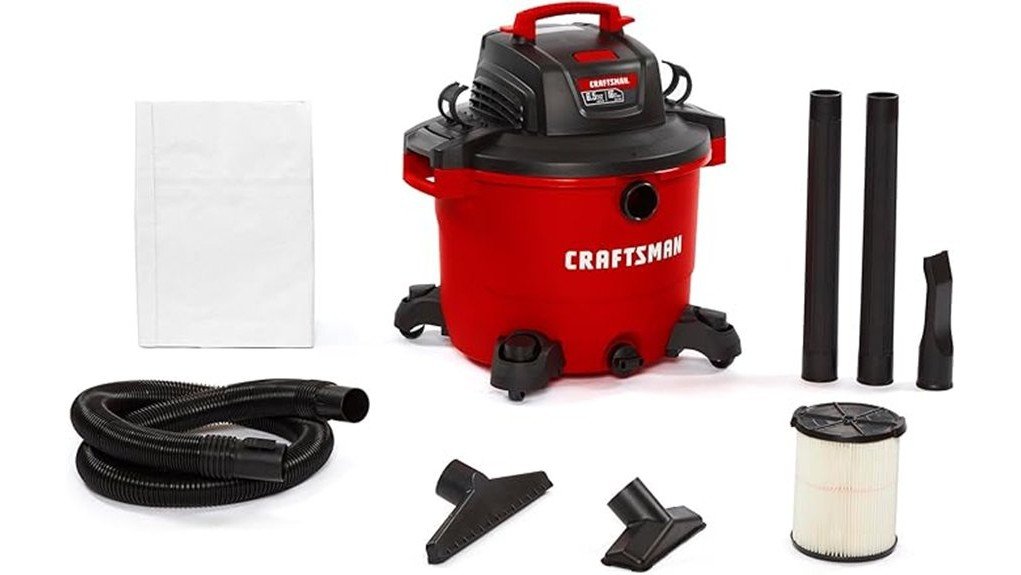 powerful wet dry vacuum performance