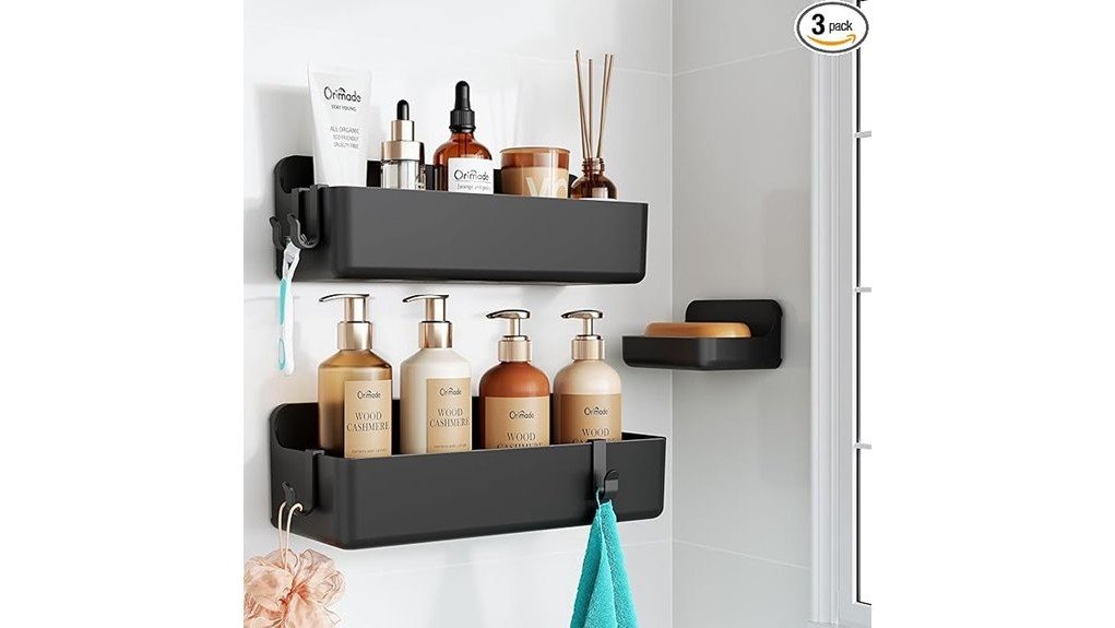 practical shower organization solution