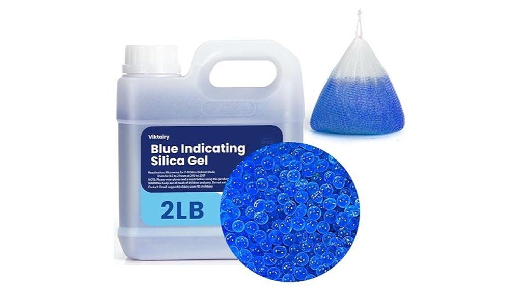 premium blue silica beads