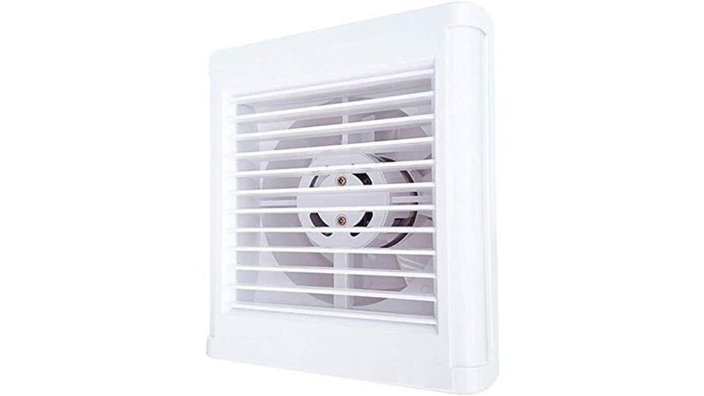 quiet 4 inch wall fan