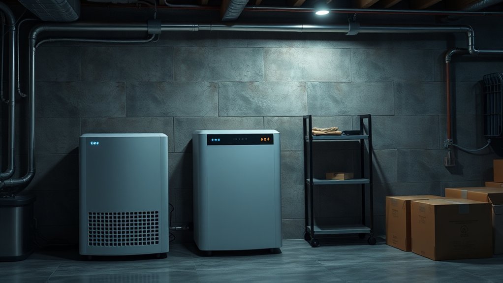 quiet dehumidifiers for basements