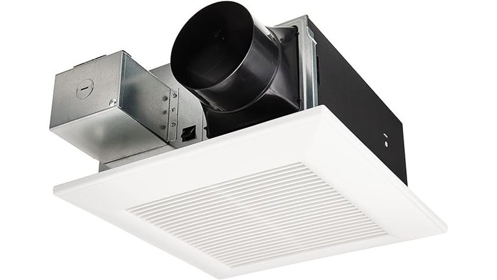 quiet efficient bathroom ventilation