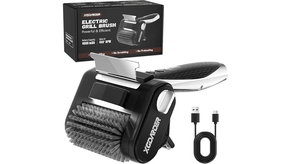rechargeable bbq grill cleaner