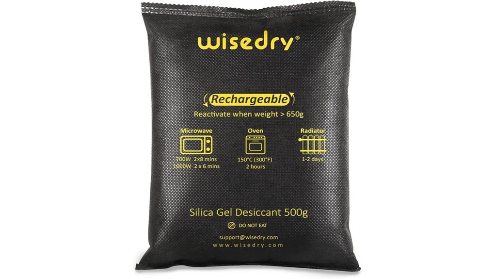 rechargeable car dehumidifier packets