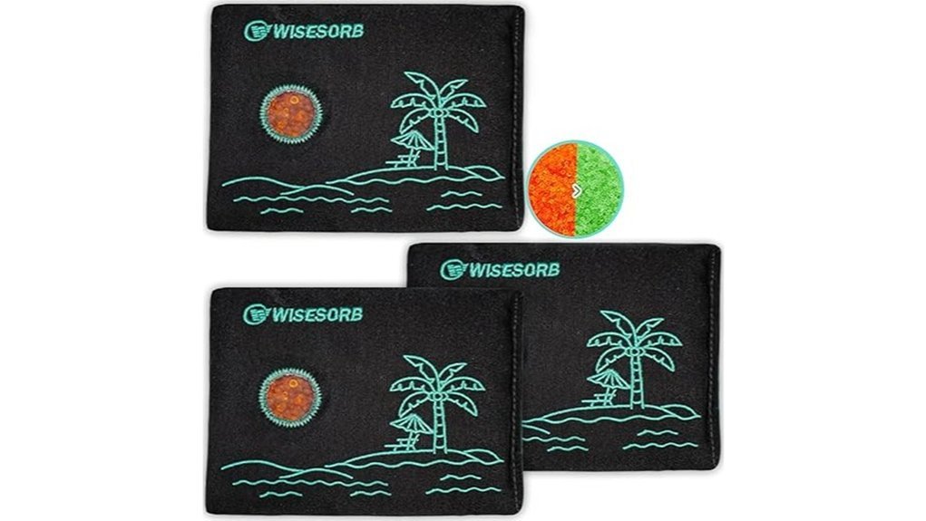 rechargeable moisture absorbing packs