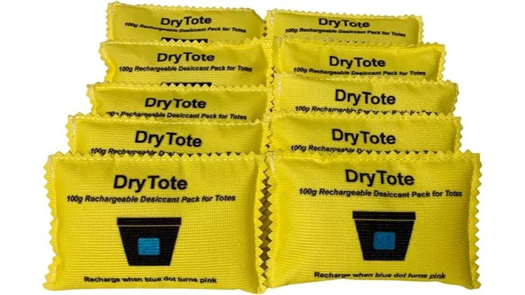 rechargeable moisture absorbing packs
