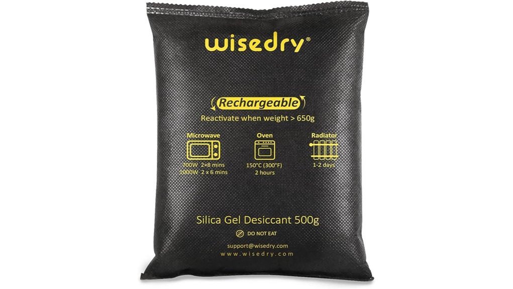 rechargeable silica gel packets