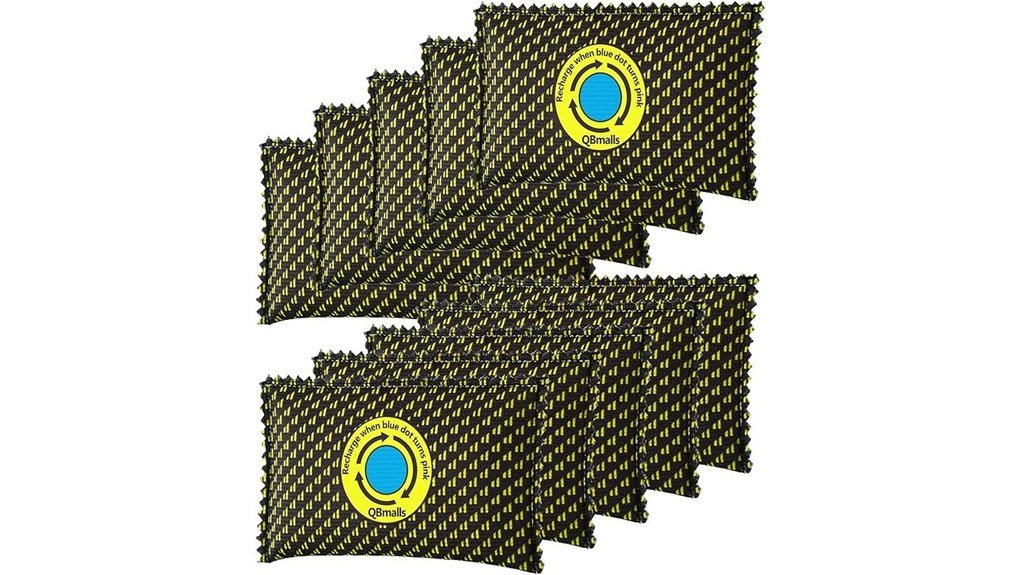 rechargeable storage desiccant packs