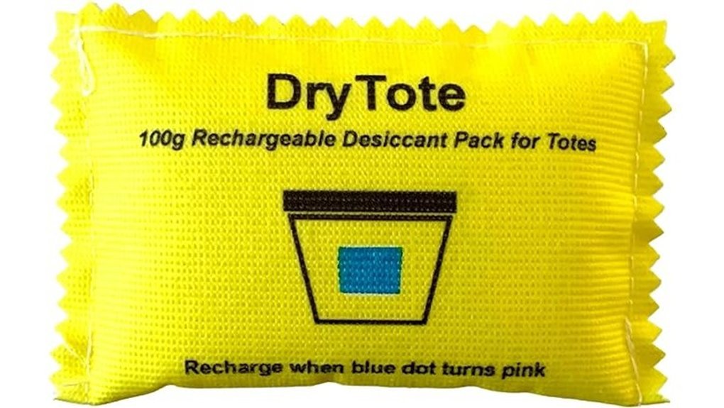 rechargeable yellow desiccant pack