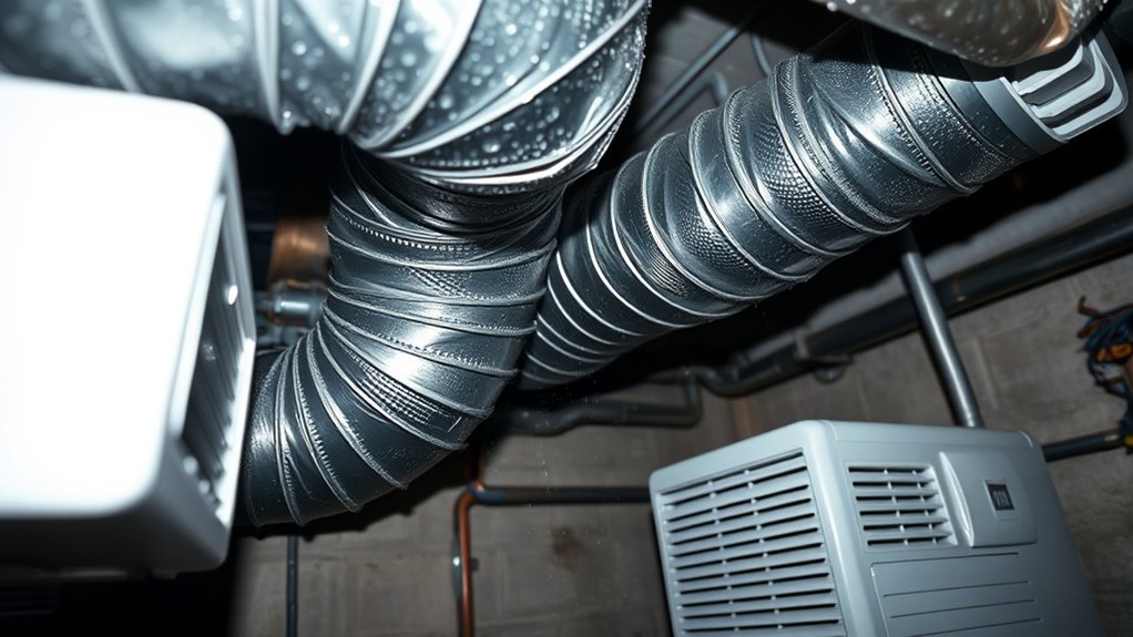 reduces ductwork condensation issues