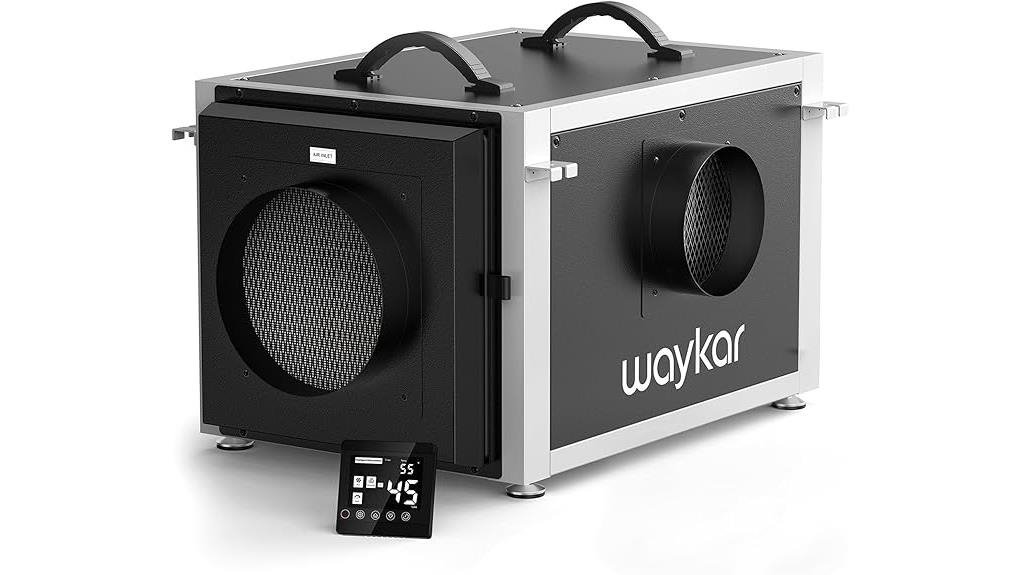 remote controlled crawl space dehumidifier