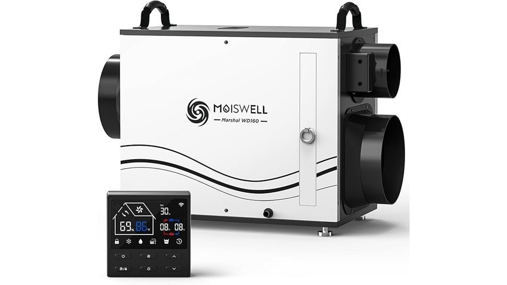 remote controlled whole house dehumidifier