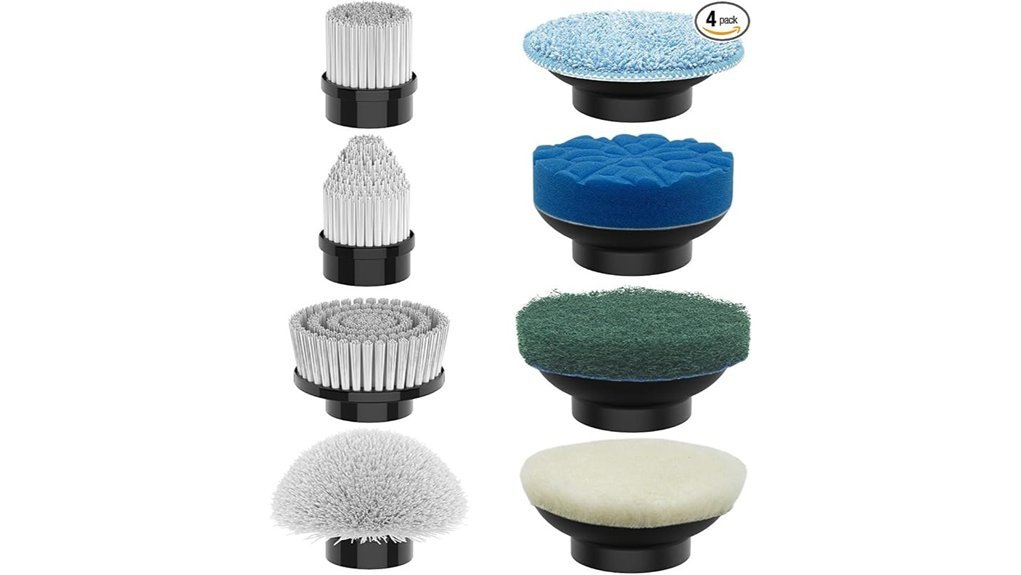 replaceable electric spin scrubber