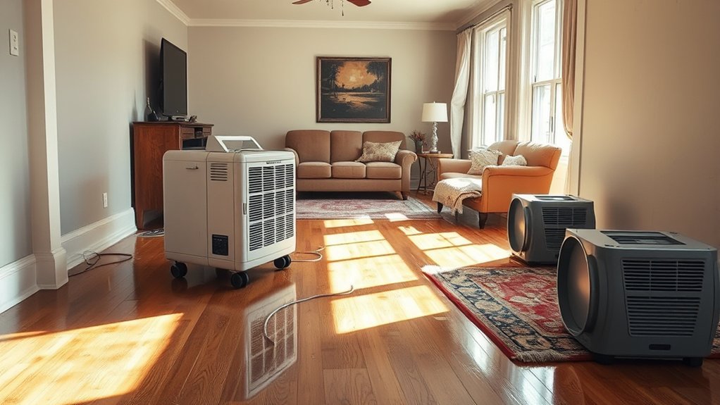 run dehumidifier for recovery
