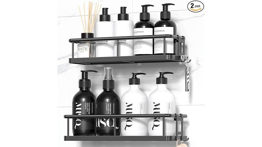 rustproof shower caddy hooks
