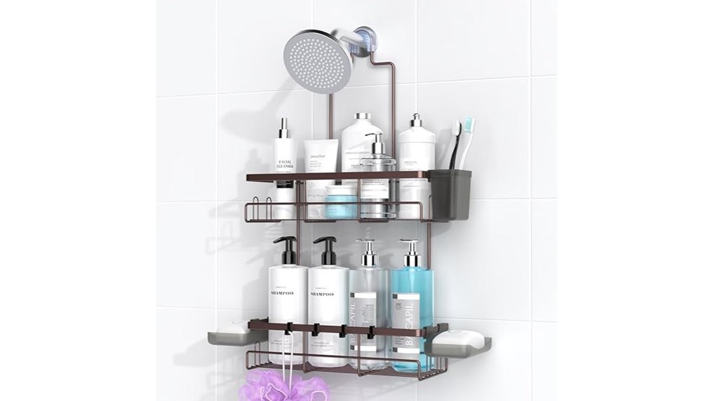 rustproof shower organizer caddy