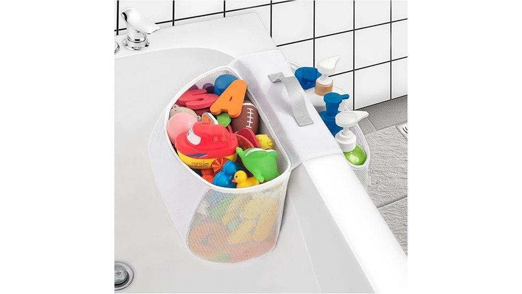 saddle shape bath organizer