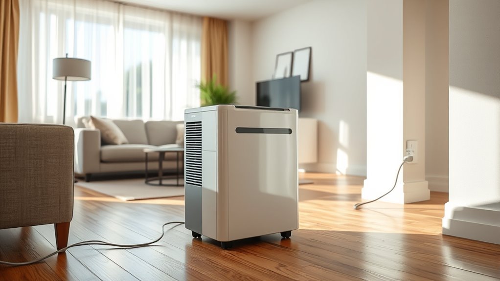 safe unattended dehumidifier operation