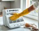 safely remove mold residues