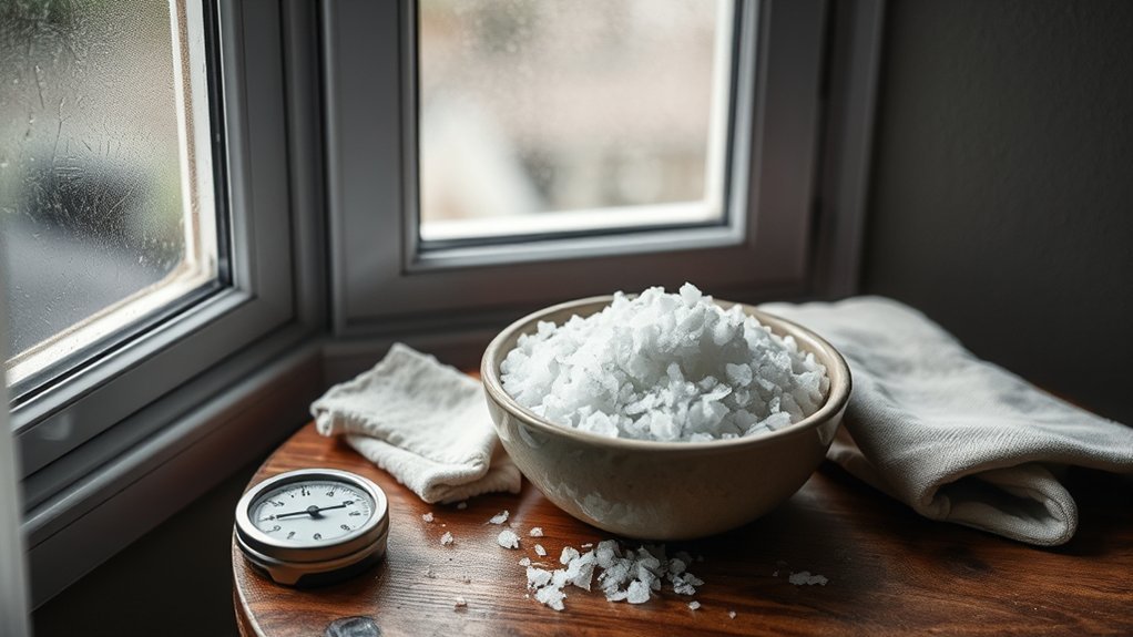 salt as limited dehumidifier