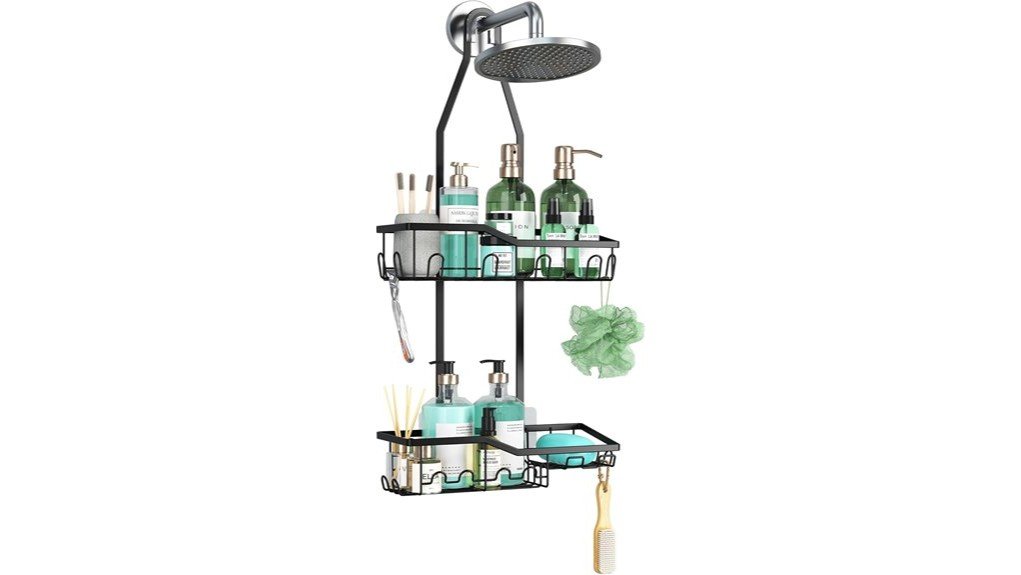 shower caddy hanging review