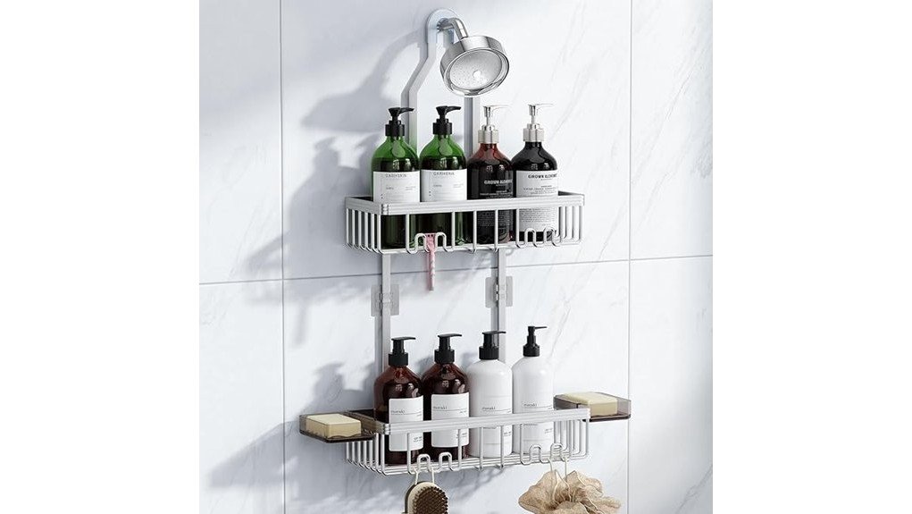 shower caddy hanging review