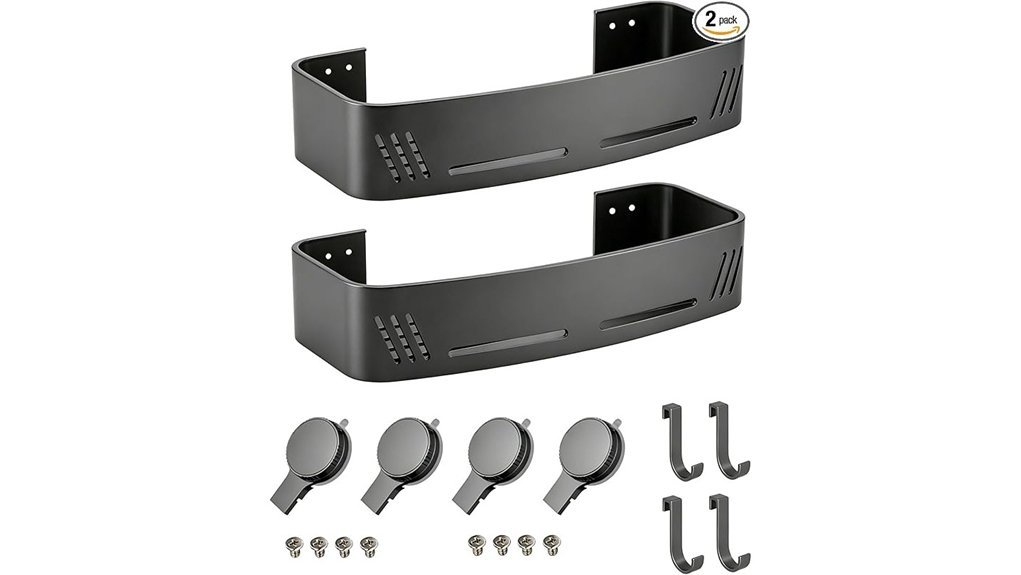 shower caddy with hooks