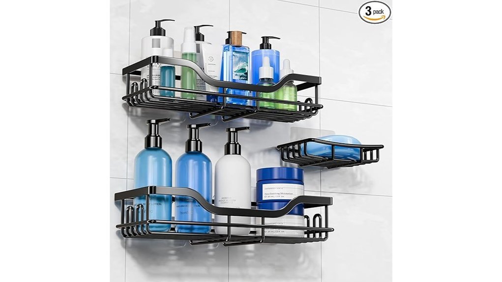 shower caddy with soap