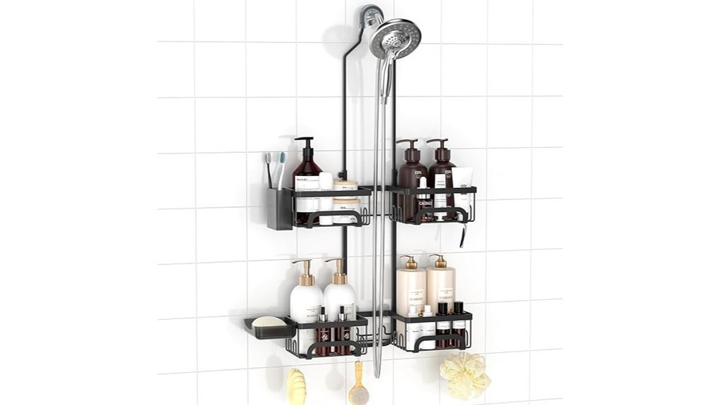 shower caddy with soap holder