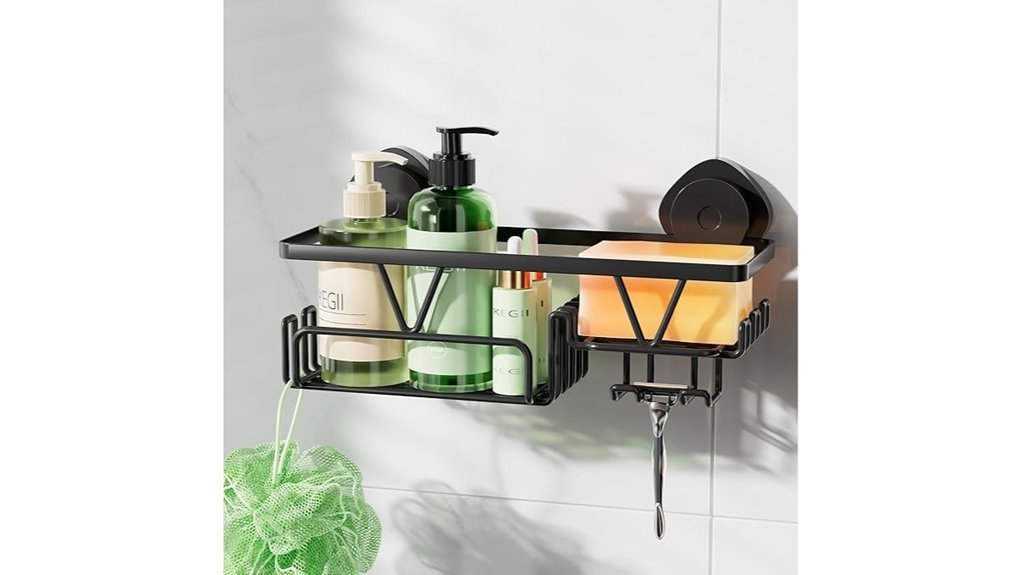 shower caddy with soap holder