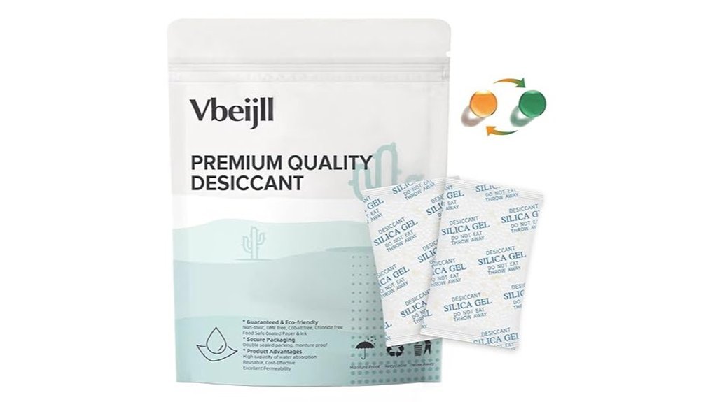 silica gel color packets